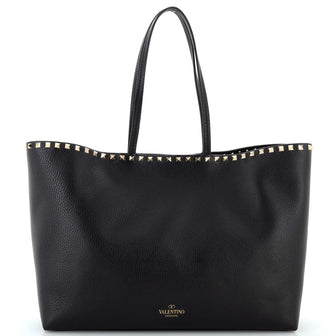 Valentino Garavani Rockstud Shopper Tote Leather Large