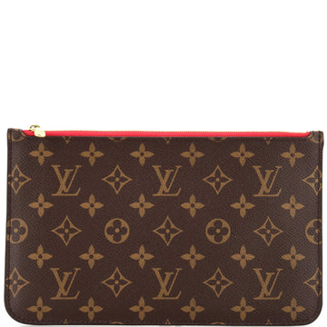 Louis Vuitton Neverfull Pochette Monogram Canvas Large