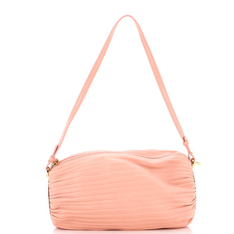 Loewe Bracelet Pouch Shoudler Bag Pleated Leather