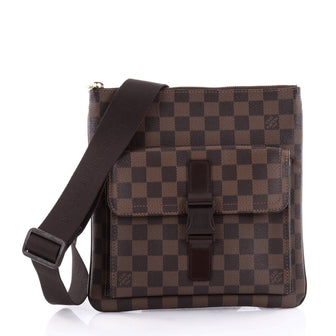 Louis Vuitton Melville Crossbody Bag Damier Brown