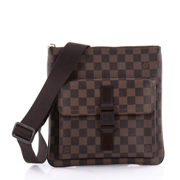 Louis Vuitton Melville Crossbody Bag Damier Brown