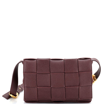 Bottega Veneta Cassette Crossbody Bag Maxi Intrecciato Grained Leather