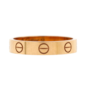 Cartier Love Wedding Band Ring 18K Rose Gold