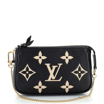Louis Vuitton Pochette Accessoires Bicolor Monogram Empreinte Giant Mini