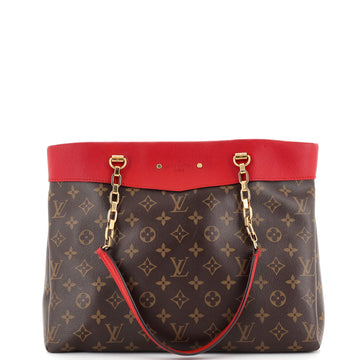 Louis Vuitton Pallas Shopper Monogram Canvas and Calfskin