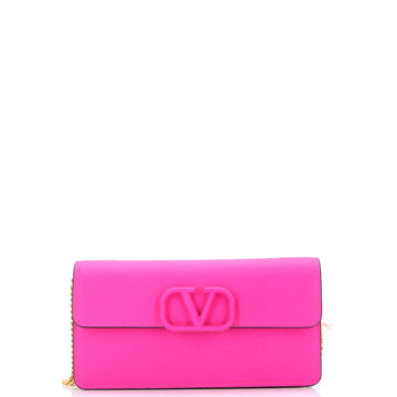 Valentino Garavani VSling Convertible Clutch Leather Small