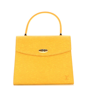 Louis Vuitton Malesherbes Handbag Epi Leather
