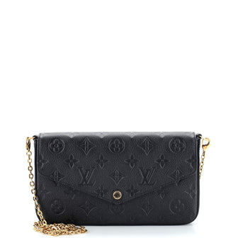 Louis Vuitton Felicie Pochette Monogram Empreinte Leather