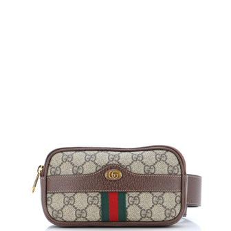 Gucci Ophidia Belt Bag GG Coated Canvas Mini