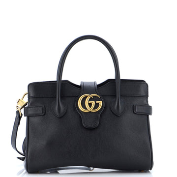 Gucci Dahlia Top Handle Shoulder Bag Leather Small