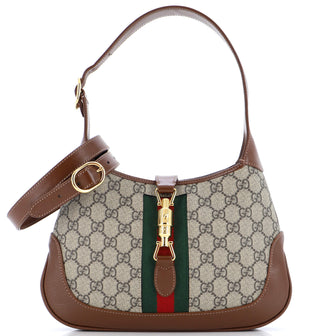 Gucci Jackie 1961 Hobo GG Coated Canvas Small