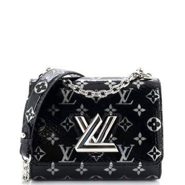 Louis Vuitton Twist Handbag Monogram Glazed Python PM