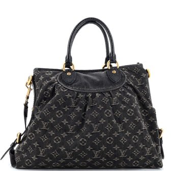 Louis Vuitton Neo Cabby Handbag Denim MM