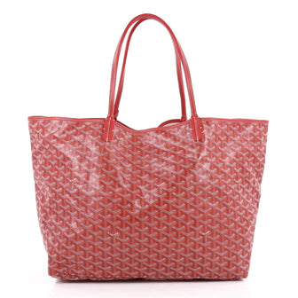 Goyard St. Louis Tote Coated Canvas GM Red 2452803