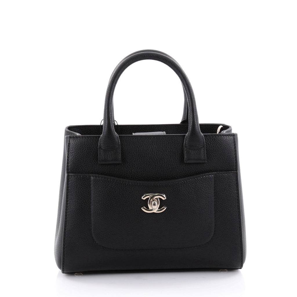 Bag It! - Chanel Black Caviar Mini Neo Executive Shopping