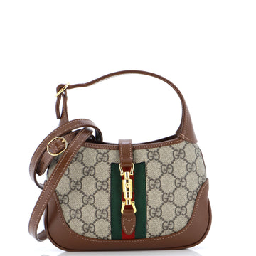 Gucci Jackie 1961 Hobo GG Coated Canvas Mini