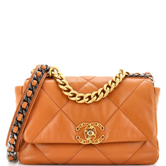 Chanel 19 Flap Bag Quilted Leather Medium