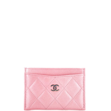 Chanel Classic Card Holder Quilted Goatskin