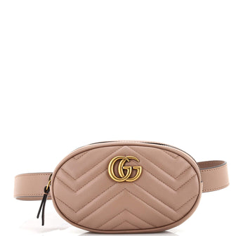 Gucci GG Marmont Belt Bag Matelasse Leather