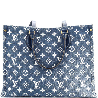 Louis Vuitton OnTheGo Tote Monogram Jacquard Denim MM