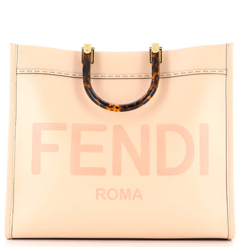 Fendi Sunshine Shopper Tote Leather Medium