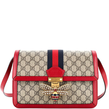 Gucci Queen Margaret Shoulder Bag GG Coated Canvas Medium