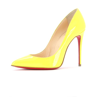 Labotine 20 Christian Louboutin Women's Pigalle Pumps Patent 100 Yellow 2454461