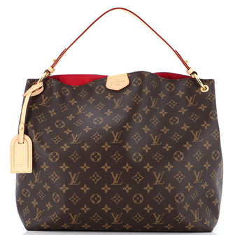 Louis Vuitton Graceful Handbag Monogram Canvas MM