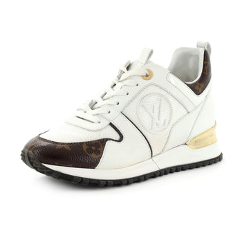 Louis Vuitton Women's Run Away Sneakers Mesh with Monogram Canvas and Leather