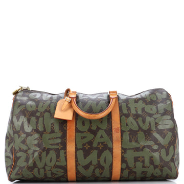 Louis Vuitton Keepall Bag Limited Edition Monogram Graffiti 50