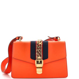 Gucci Sylvie Shoulder Bag Leather Small