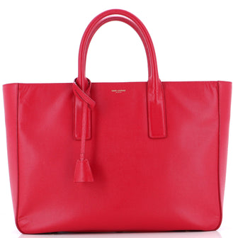 Saint Laurent Museum Tote Leather East West