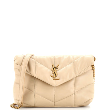 Saint Laurent Loulou Puffer Shoulder Bag Quilted Leather Mini