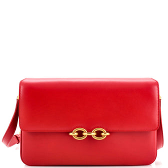 Saint Laurent Le Maillon Shoulder Bag Leather Medium