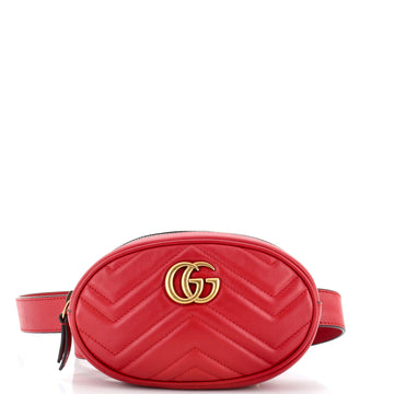 Gucci GG Marmont Belt Bag Matelasse Leather