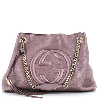 Gucci Soho Chain Strap Shoulder Bag Leather Medium