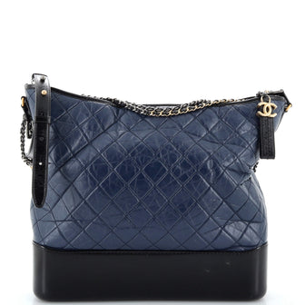 Chanel Gabrielle Hobo Quilted Aged Calfskin Maxi