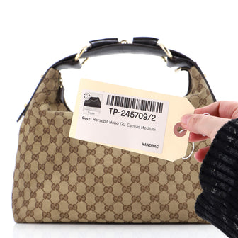 Gucci Horsebit Hobo GG Canvas Medium