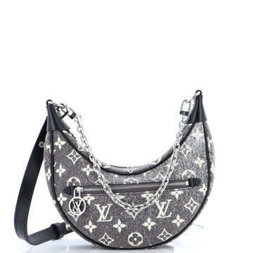 Louis Vuitton Loop Handbag Monogram Jacquard Denim