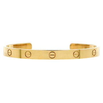 Cartier Love Cuff Bracelet 18K Yellow Gold