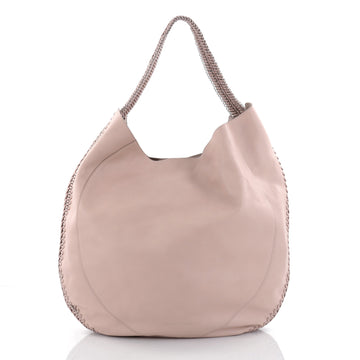 Salvatore Ferragamo Aria Hobo Leather Large Neutral 2457601