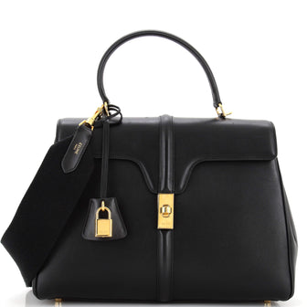 Celine 16 Top Handle Bag Smooth Calfskin Medium