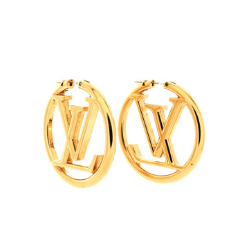 Louis Vuitton Louise Hoop Earrings Metal GM