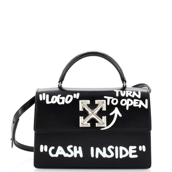 Off White Jitney 1.4 Bag Printed Leather