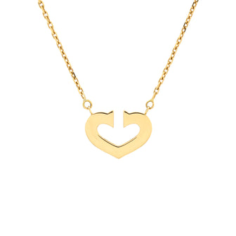 Cartier C Heart de Cartier Pendant Necklace 18K Yellow Gold