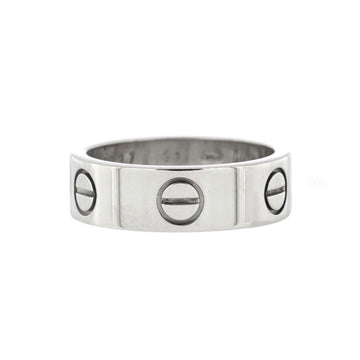 Cartier Love Band Ring 18K White Gold