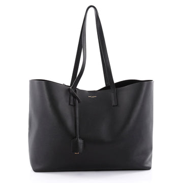 Saint Laurent Shopper Tote Leather Large Black 2458201