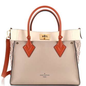 Louis Vuitton On My Side Tote Monogram Tuffetage Leather MM
