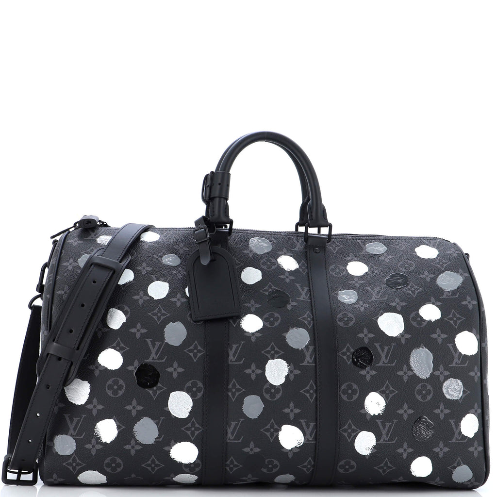 Louis Vuitton Keepall Bandouliere Bag Yayoi Kusama Painted Dots 