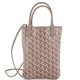Goyard Poitiers Tote Claire Voie Coated Canvas Mini